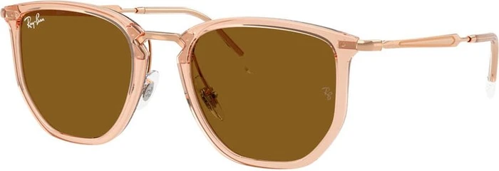 Ray-Ban RB4451 polished transparent beige/brown