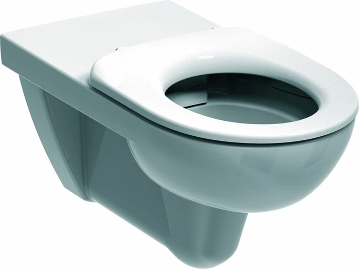 Geberit Renova Comfort Wand-WC Tiefspüler, verlängerte Ausladung, barrierefrei, Rimfree weiß/KeraTect