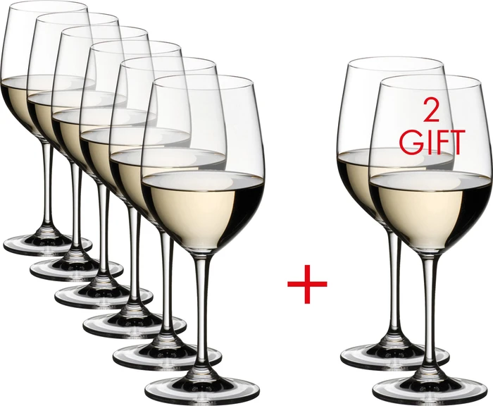 Riedel Vinum Viognier/Chardonnayglas, 8 Stück