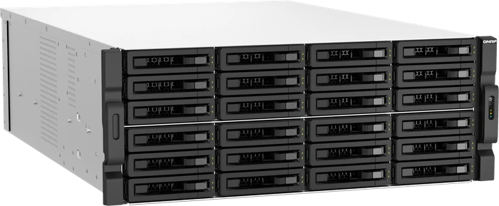 QNAP QuTS hero TS-h3087XU-RP-E2378-64G 192TB, 64GB RAM ECC, 2x RJ-45 10GBase-T, 2x RJ-45 2.5GBase-T, 4HE