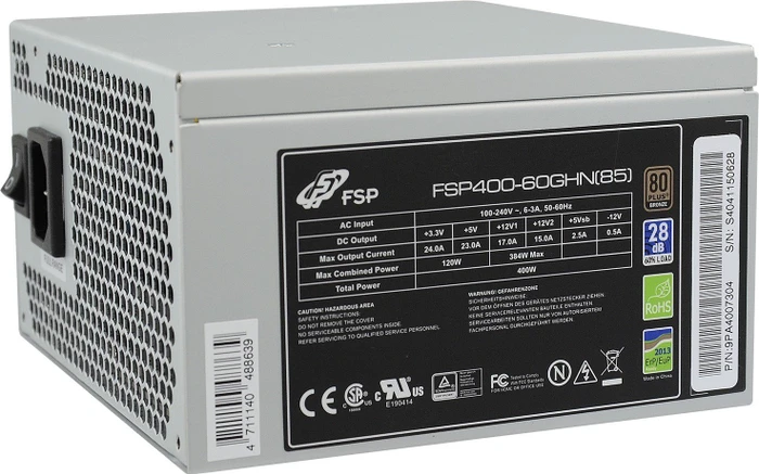FSP FSP400-60GHN(85+) 400W, ATX 2.2