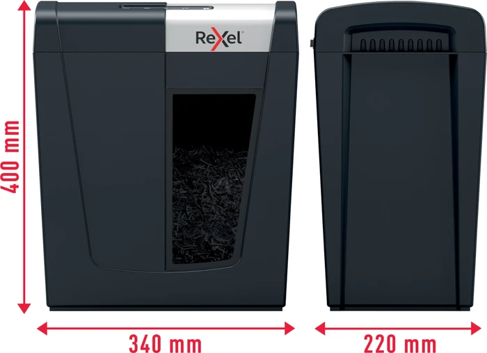 Rexel Secure MC6 Whisper-Shred, 2x15mm