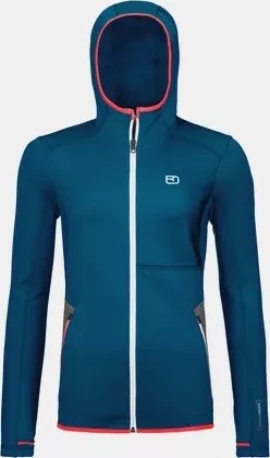 Ortovox Fleece Hoody Funktionsjacke petrol blue (Damen)