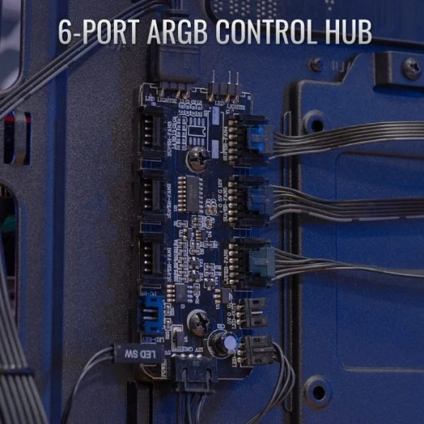AeroCool Skribble ARGB, Glasfenster