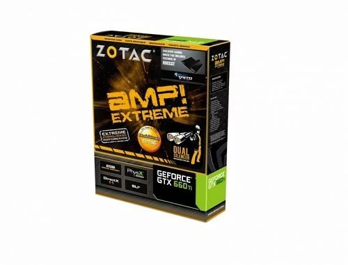 Zotac GeForce GTX 660 Ti AMP! Extreme, 2GB GDDR5, 2x DVI, HDMI, DP