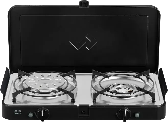 Cadac 2-Cook 3 Turbo Deluxe 50mbar Gaskocher schwarz