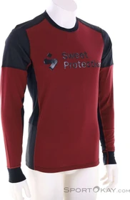 Sweet Protection Hunter Merino Hybrid Funktionsshirt langarm dark red (Herren)