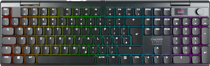Cherry MX 10.1 Wireless, schwarz, MX LOW PROFILE 2.0 RED, USB/Bluetooth, US