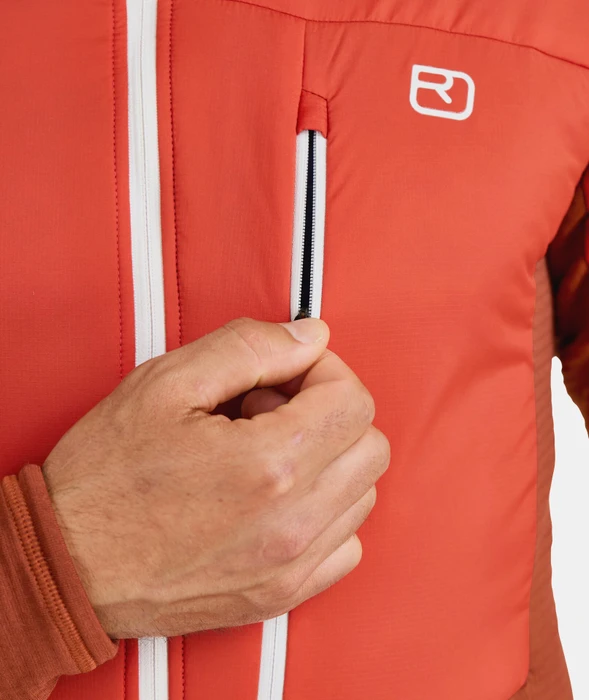 Ortovox Westalpen Swisswool Hybrid Funktionsjacke cengia rossa (Herren)