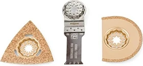 Fein Combo Starlock Tile Working Zubehörset für Multifunktionswerkzeug, 3-tlg.