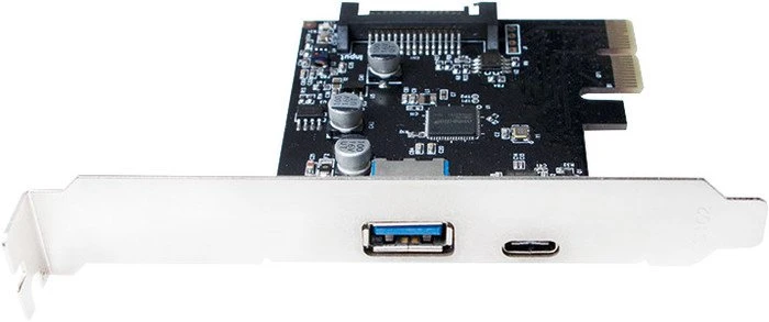 LogiLink 1x USB-C 3.1, 1x USB-A 3.1, PCIe 2.0 x2