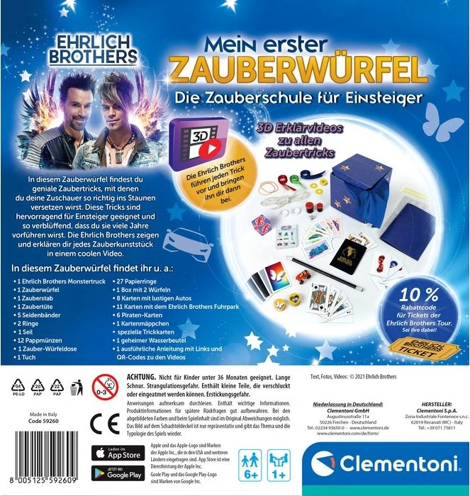 Clementoni Ehrlich Brothers Mein erster Zauberwürfel