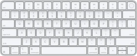 Apple Magic Keyboard mit Touch ID für Mac mit Apple Chip (USB-C), weiß/silber, USB/Bluetooth, US