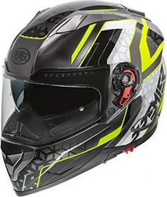 Premier Helmets Vyrus EM grau/schwarz/gelb