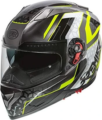 Premier Helmets Vyrus EM grau/schwarz/gelb