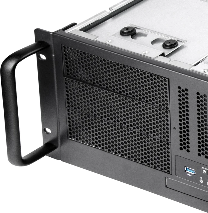 SilverStone RM41-506, Rackmount Storage, grau/schwarz, 4HE, ATX