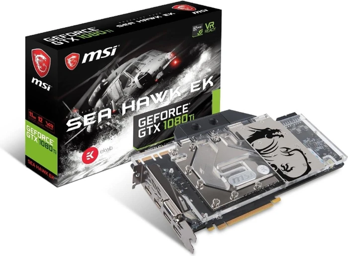 MSI GeForce GTX 1080 Ti Sea Hawk EK X, 11GB GDDR5X, DVI, 2x HDMI, 2x DP