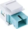 InLine Keystone Modul Fiber SC-Simplex/SC-Simplex Buchse, türkis Vorschaubild