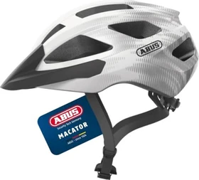 ABUS Macator Helm white silver