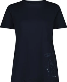 CMP T-Shirt kurzarm schwarz/blau (Damen)