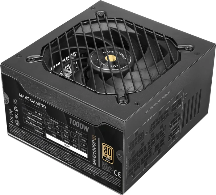 Mars Gaming MPB1000PSI schwarz 1000W, ATX 3.1