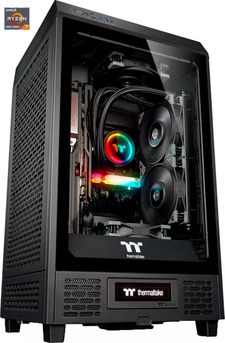 Thermaltake Toughline T200A, schwarz, Ryzen 7 7800X3D, 32GB RAM, 1TB SSD, Radeon RX 7900 XT