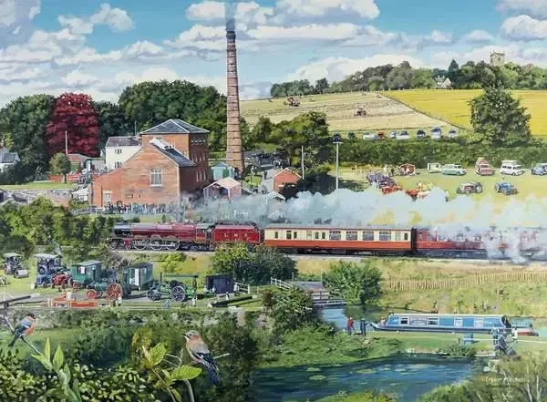 Ravensburger Puzzle Glückliche Tage Nr.3 Nostalgie auf dem Land