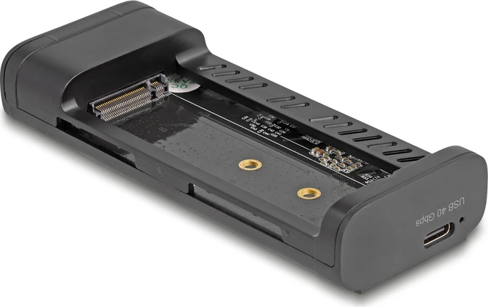 DeLOCK Externes Gehäuse für M.2 NVMe SSD, USB4
