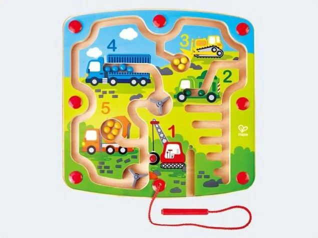 Hape Baufahrzeuge-Labyrinth (E1713)