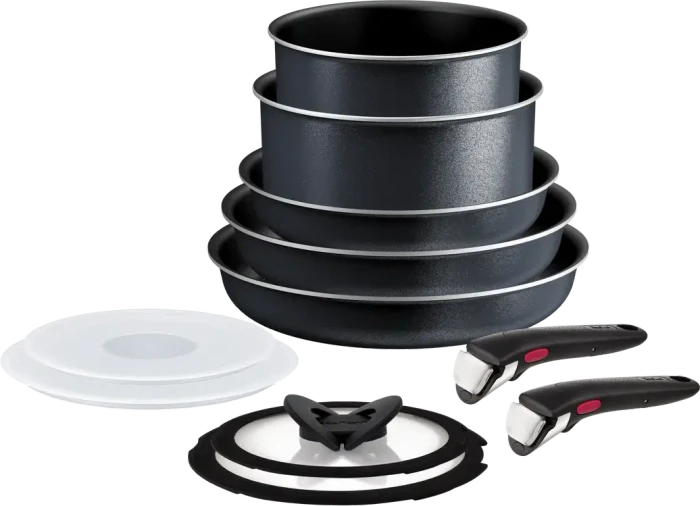 Tefal L72393 Ingenio So'Light Kochgeschirr-Set, 11-tlg.