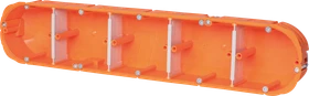 f-tronic HW Gerätedose massiv 5-fach