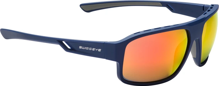 Swiss Eye Win dark blue matt-grey/green orange revo