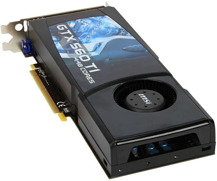 MSI GeForce GTX 560 Ti 448 Cores, N560Ti-448-12D5, 1.25GB GDDR5, 2x DVI, Mini HDMI