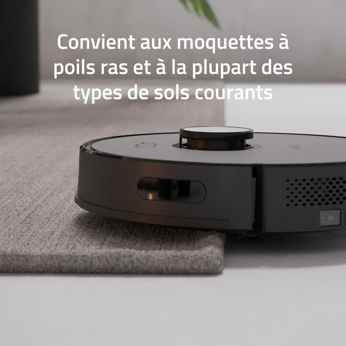 Hombli Smart Robot Vacuum Saug-/Wischroboter schwarz inkl. Absaugstation
