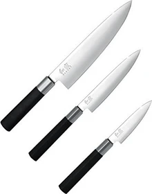 KAI Wasabi Black Kochmesser-Set, 3-tlg.