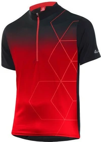 Löffler Bike Evo Half-Zip Shirt Trikot kurzarm black/red (Herren)