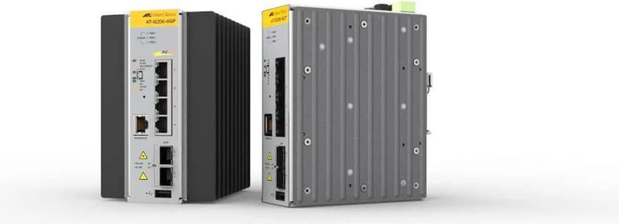 Allied Telesis IE200 Industrial Railmount Managed Switch, 4x RJ-45, 2x SFP, 120W PoE+