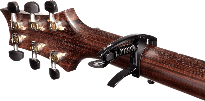 D'Addario Tri-Action Capo Black