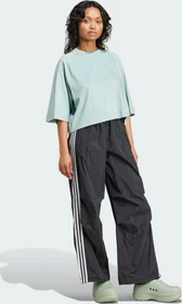 adidas 3-Streifen Woven Parachute Trainingshose lang schwarz (Damen)