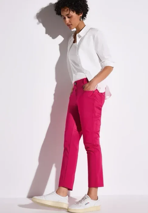 Street One 7/8-Satin Hose juicy berry (Damen)