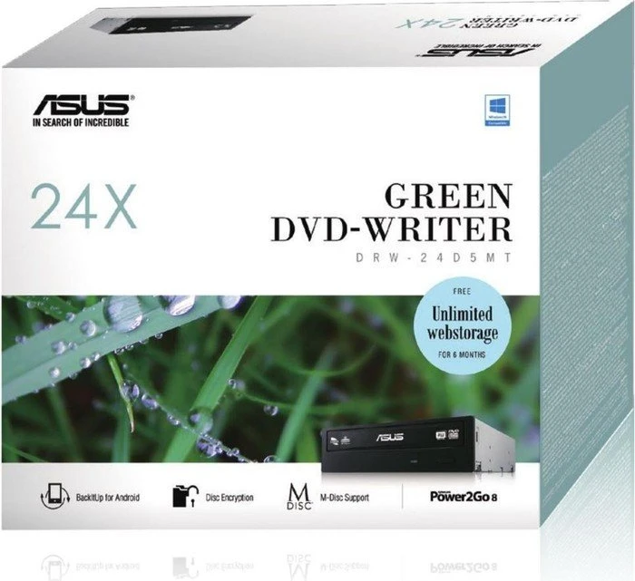 ASUS DRW-24D5MT schwarz, SATA, retail