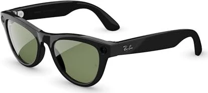 Ray-Ban RW4014 Meta Skyler Gen2 shiny black/G-15 green