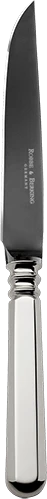 Robbe & Berking Alt-Spaten Sterlingsilber Steakmesser Frozen Black