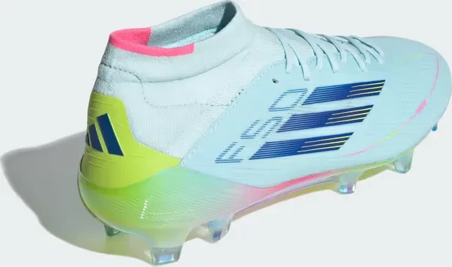 adidas F50 Elite Mid-Cut FG almost blue/semi lucid blue/semi solar yellow (Damen)