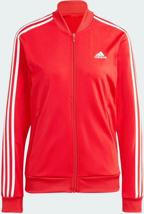 adidas Essentials 3-Streifen Trainingsanzug better scarlet/white (Damen)