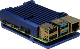Inter-Tech ODS-721 für Raspberry Pi 4B Case für Raspberry Pi 4 Modell B, schwarz