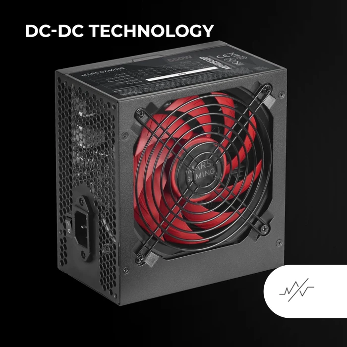 Mars Gaming MPIII550P 550W, ATX 2.4