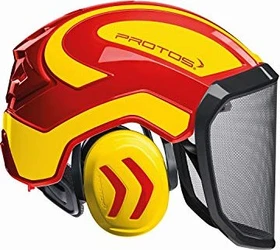 Protos Integral Forest Schutzhelm rot/gelb