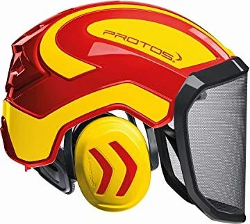 Protos Integral Forest Schutzhelm rot/gelb