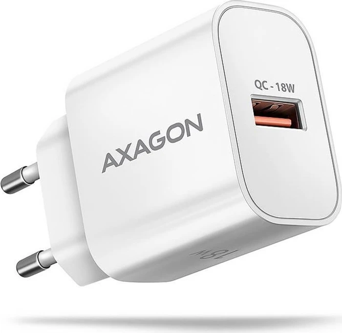 Axagon ACU-QC18W QC3.0 1xOUTPUT Wall Charger 18W weiß